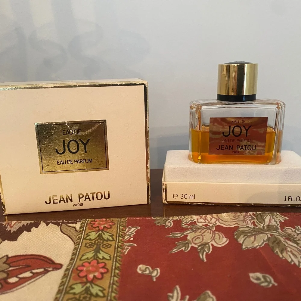 Vintage Eau De Joy By Jean Patou Perfume w/ Box used - Picture 1 of 5